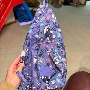 Disney Vera Bradley Purple Sling Backpack